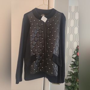 Ontwelfth sweater with rhinestones